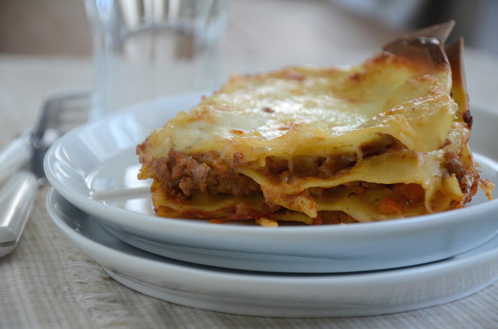 Lasagne (Gemüse- und Fleisch)