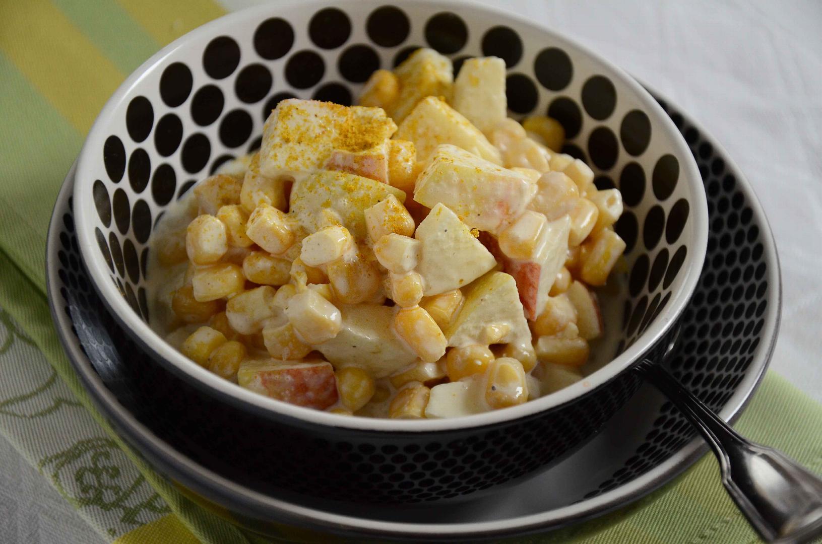 Mais-Apfelsalat